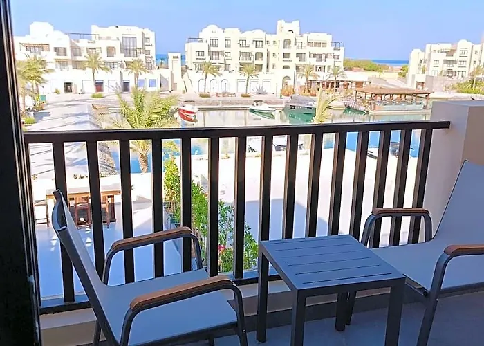 酒店 Nayah Stays, Luxurious Sea View, F.marina Apt. 3*